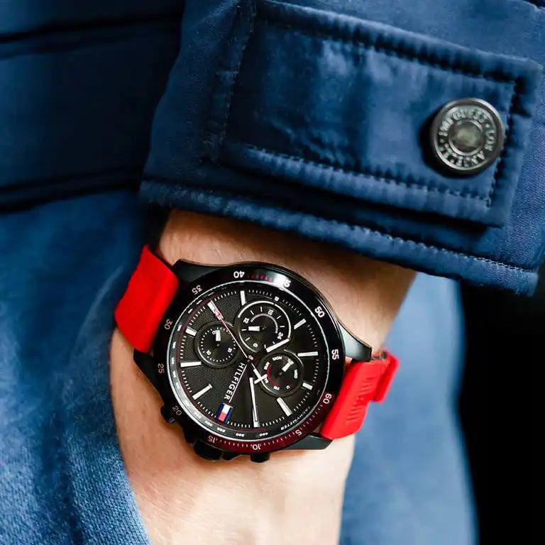 Tommy Hilfiger Original Automático – Rojo 46mm